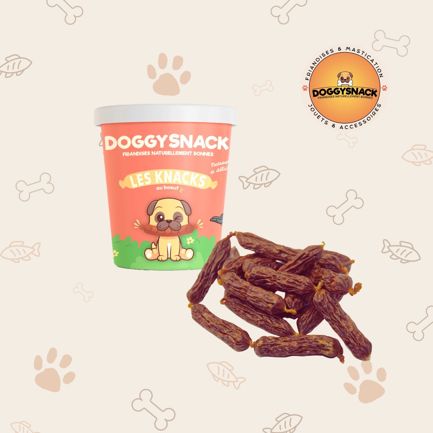 Les Knacks au Boeuf 150G